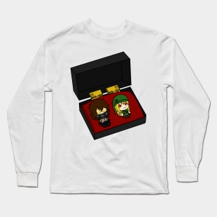 ticci toby and ben drowned chibi figure Long Sleeve T-Shirt